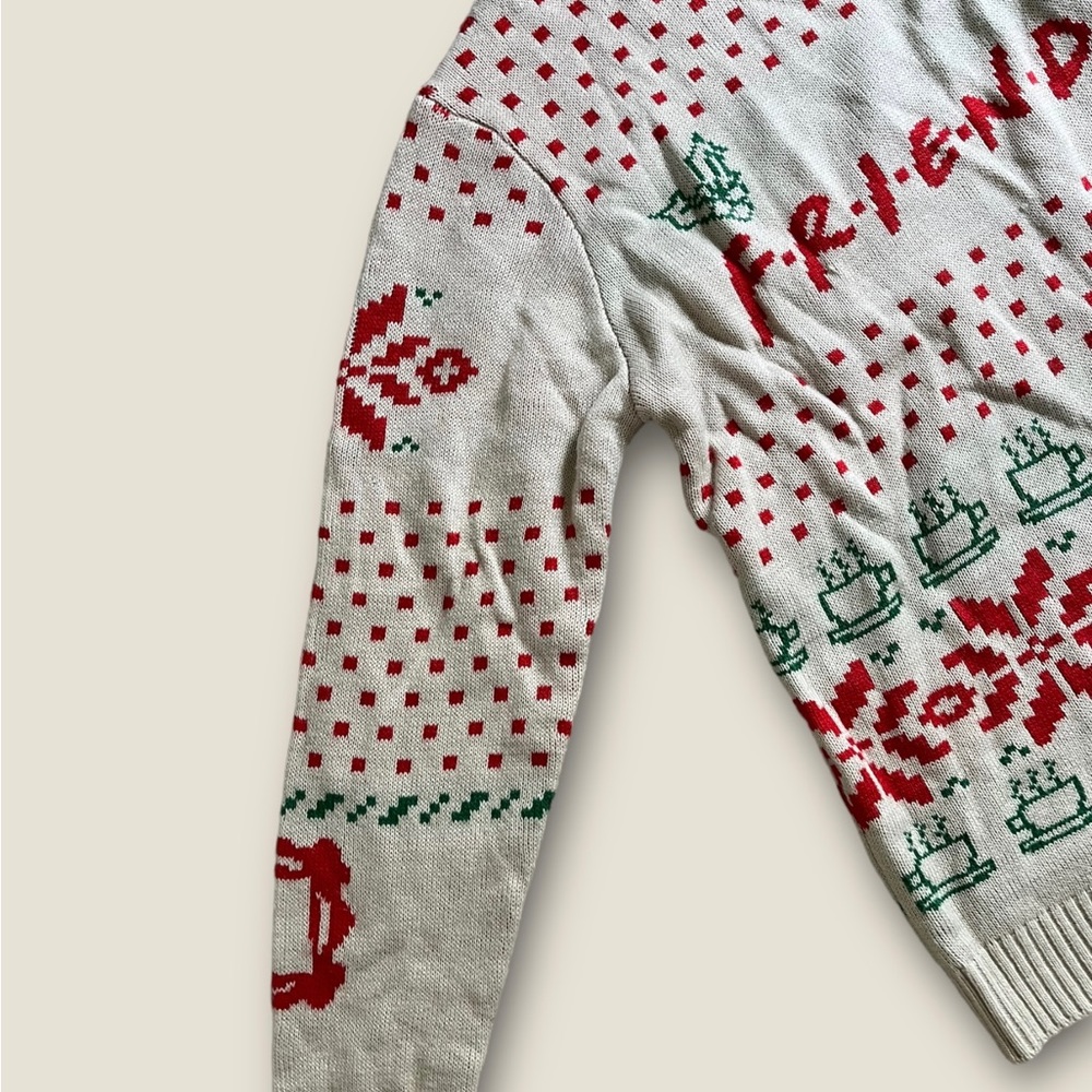 FRIENDS TV SHOW SERIES Ugly Sweater Acrylic UNISEX ADULT's L See Measurements ✅ - Picture 3 of 8
